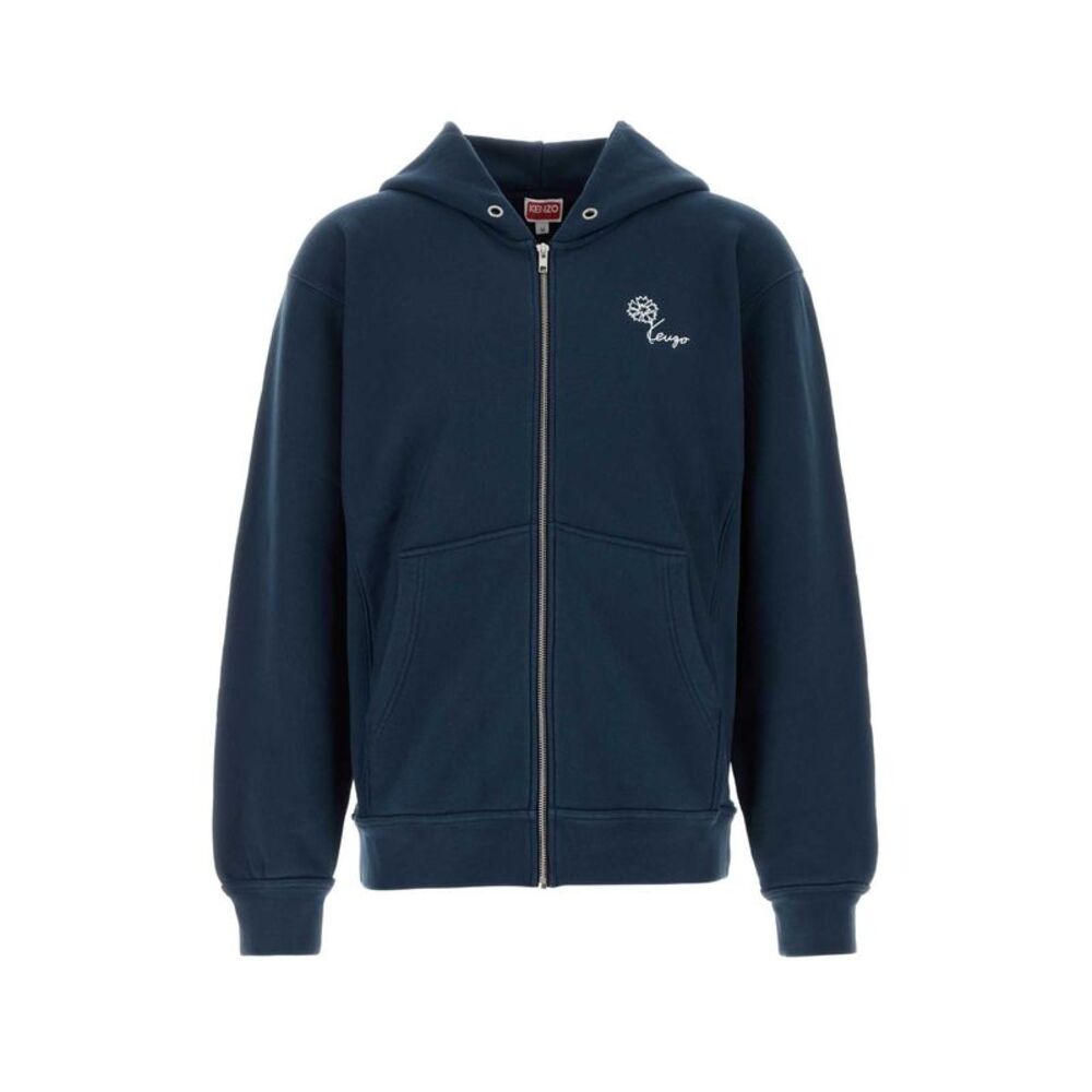 Kenzo Men Blue Cotton Sweatshirt